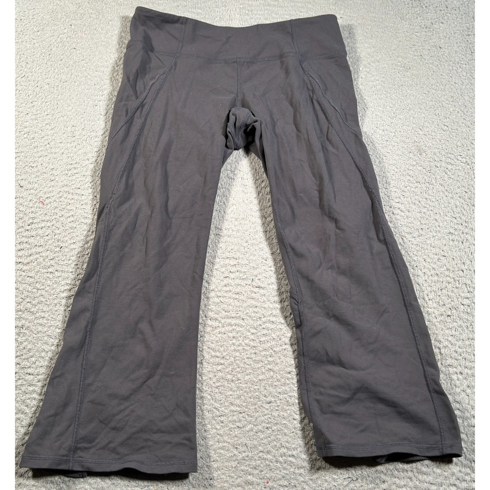 Athleta Leggings Women Small Gray Mid Rise Stretch Yoga Workout Athleisure